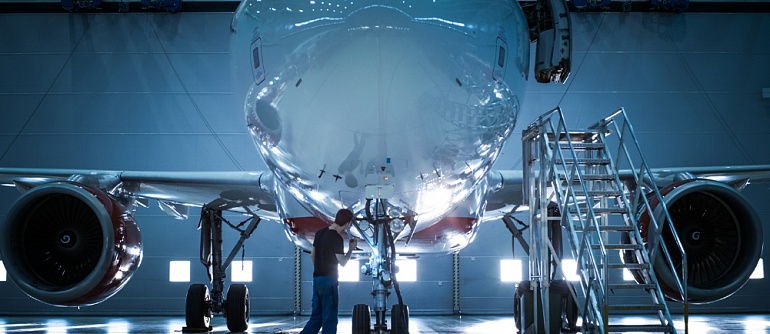 Maintaining airplanes: what kinds of checking are held, and what materials are used?